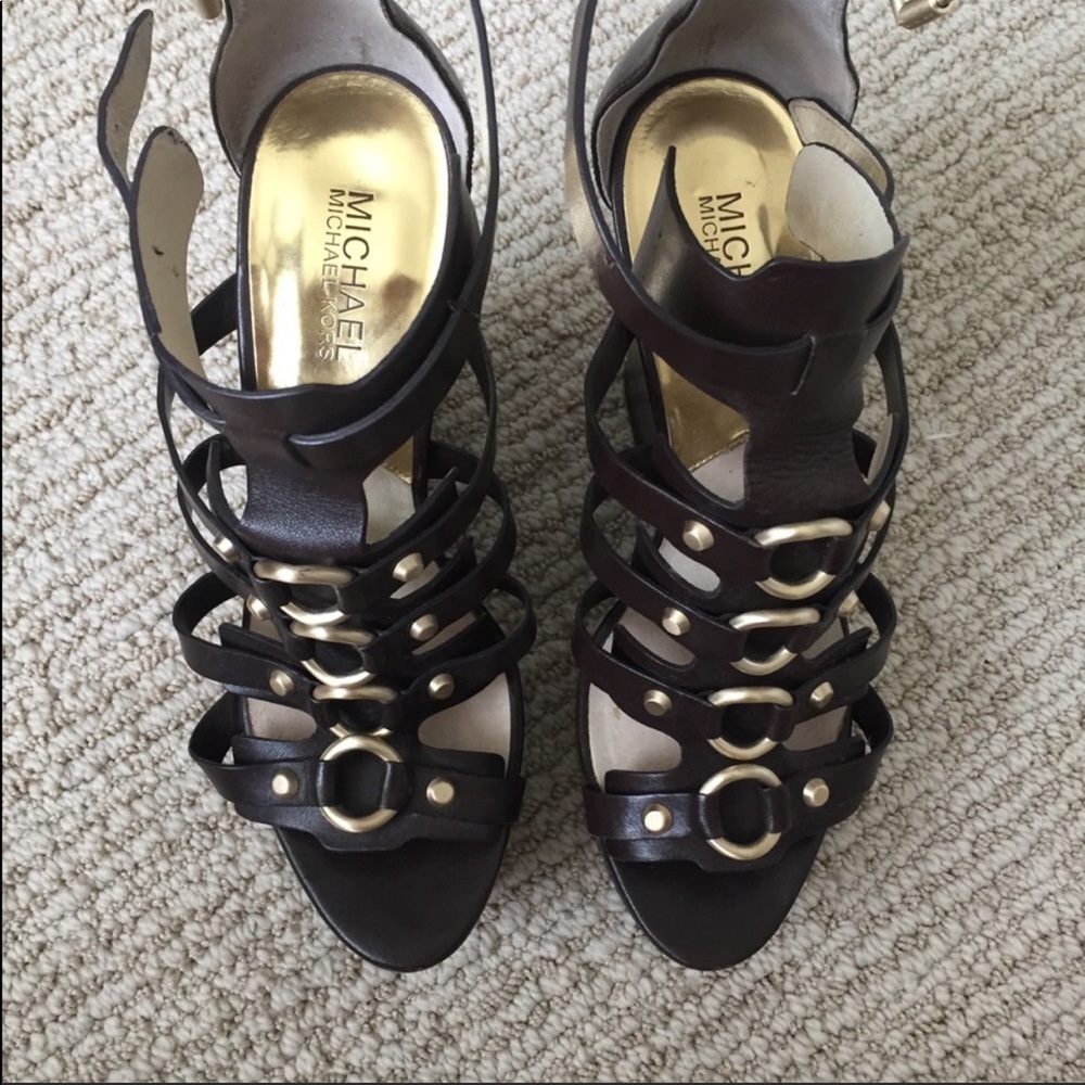 Micheal Kors Nadine platform wedge sandal - Picture 2 of 6